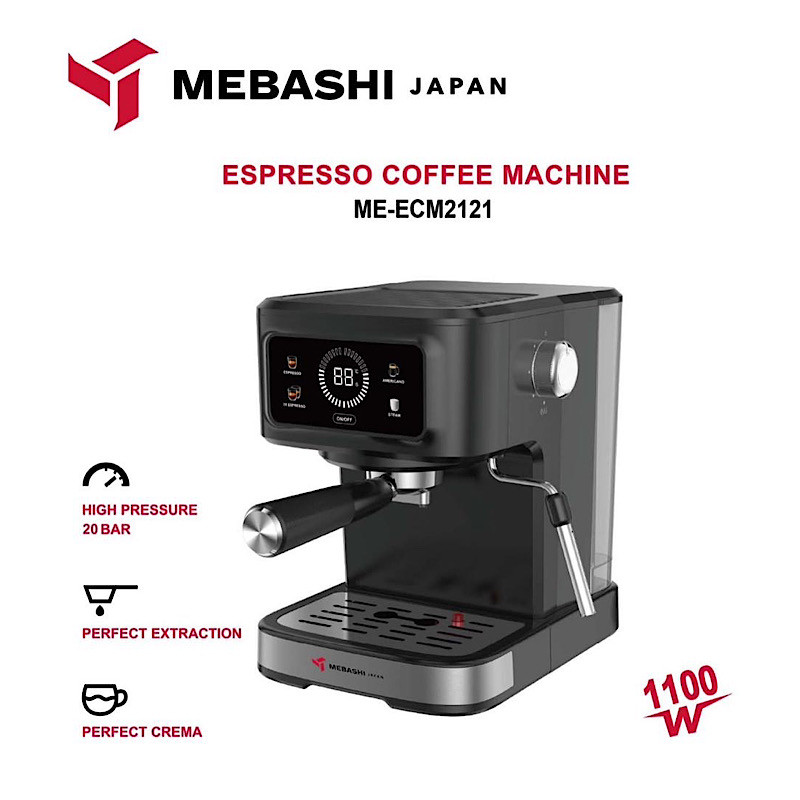 اسپرسو ساز ۱۵۰۰ میلی‌لیتر مباشی مدل ME-ECM2121