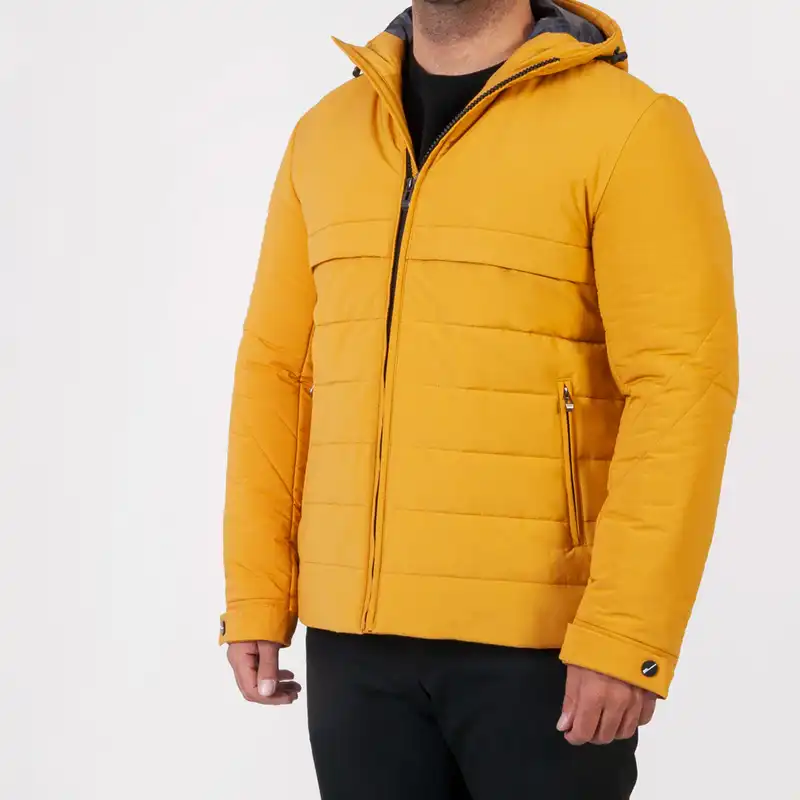 کاپشن مردانه برانگو مدل kaprice رنگ زرد