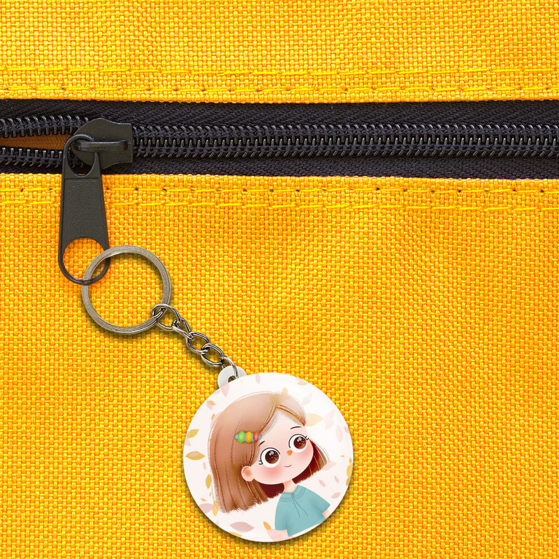 جاکلیدی خندالو مدل دخترانه فانتزی کد 25747