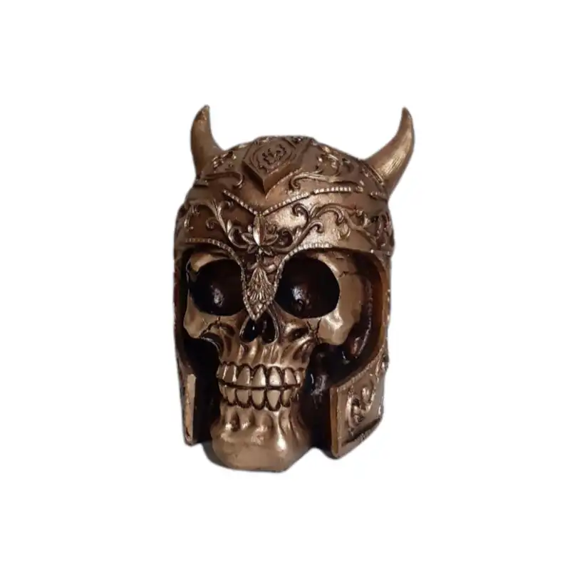 مجسمه دنیا دکوری سرمد مدل جمجمه اسکلت شوالیه