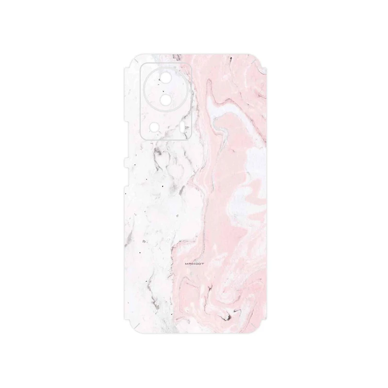 برچسب پوششی ماهوت مدل Blanco_Pink_Marble مناسب برای گوشی موبایل شیائومی 13 Lite