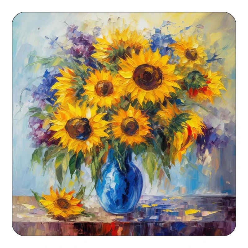 مگنت کاکتی طرح نقاشی رنگ روغن مدل mp70540