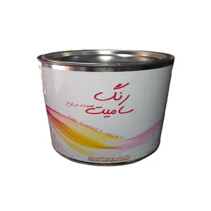 رنگ روغنی سفید نیمه براق سامیت کد 760 وزن 4 کیلوگرم