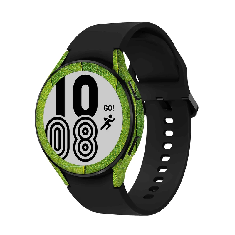  برچسب ماهوت طرح Leaf-Texture مناسب برای ساعت هوشمند سامسونگ Watch4 44mm