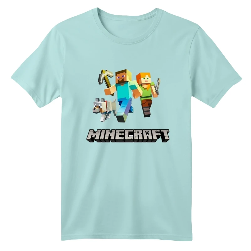 تی شرت آستین کوتاه بچگانه مدل ماینکرفت کد۴