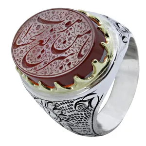 انگشتر نقره مردانه مدل a72