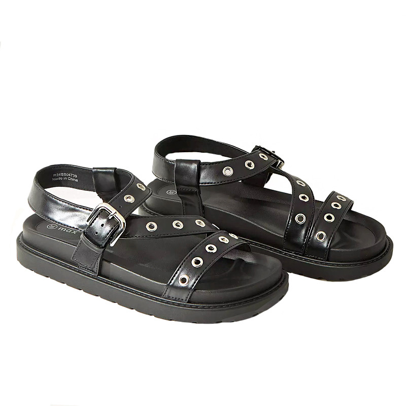 صندل زنانه مکس مدل Strappy with Buckle Closure