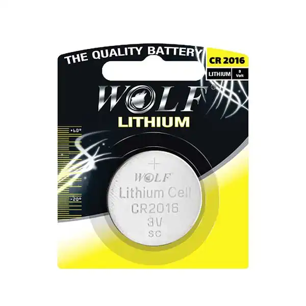 باتری سکه ای ولف کد CR 2016