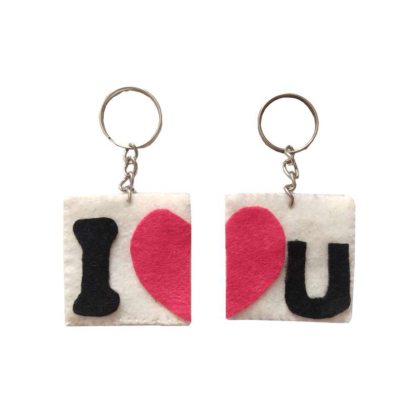 جاکلیدی دخترانه مدل لاو مجموعه 2 عددی