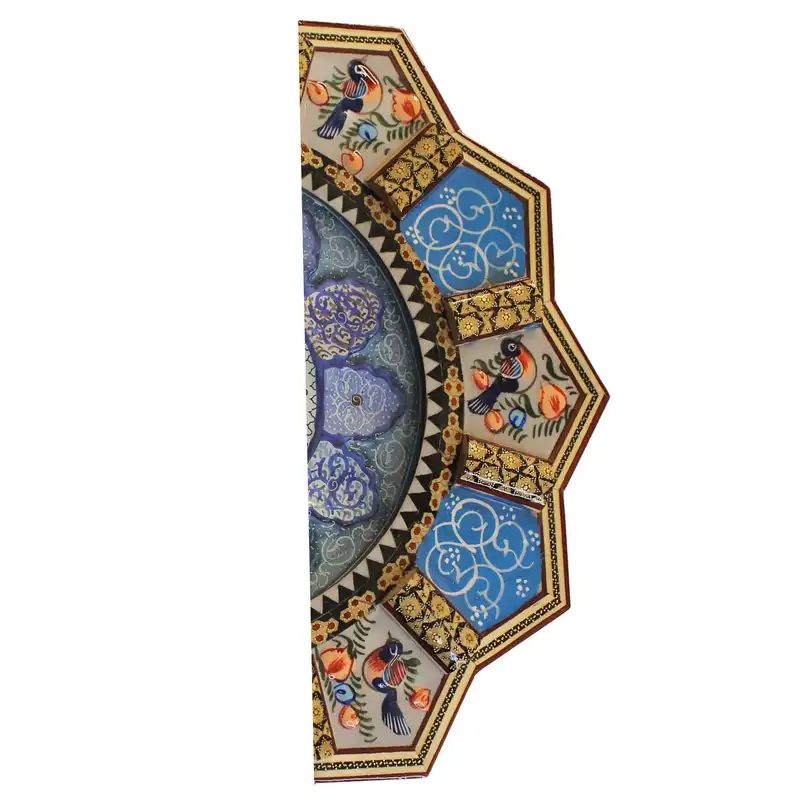 ساعت دیواری خاتم کاری مدل دریا