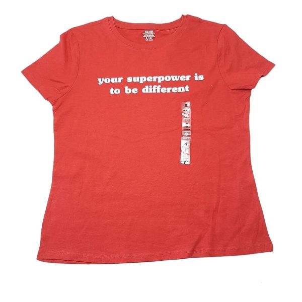 تی شرت آستین کوتاه دخترانه کیابی مدل superpower
