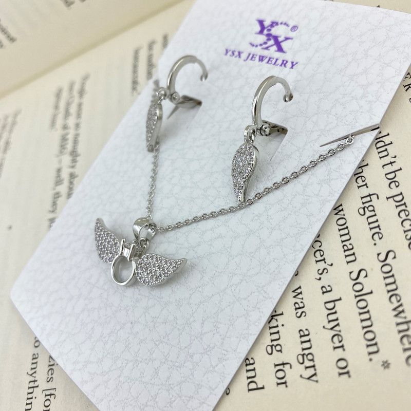 نیم ست زنانه وای اس ایکس مدل حلقه و بال کد M4049 نیم ست زنانه وای اس ایکس مدل حلقه و بال کد M4049