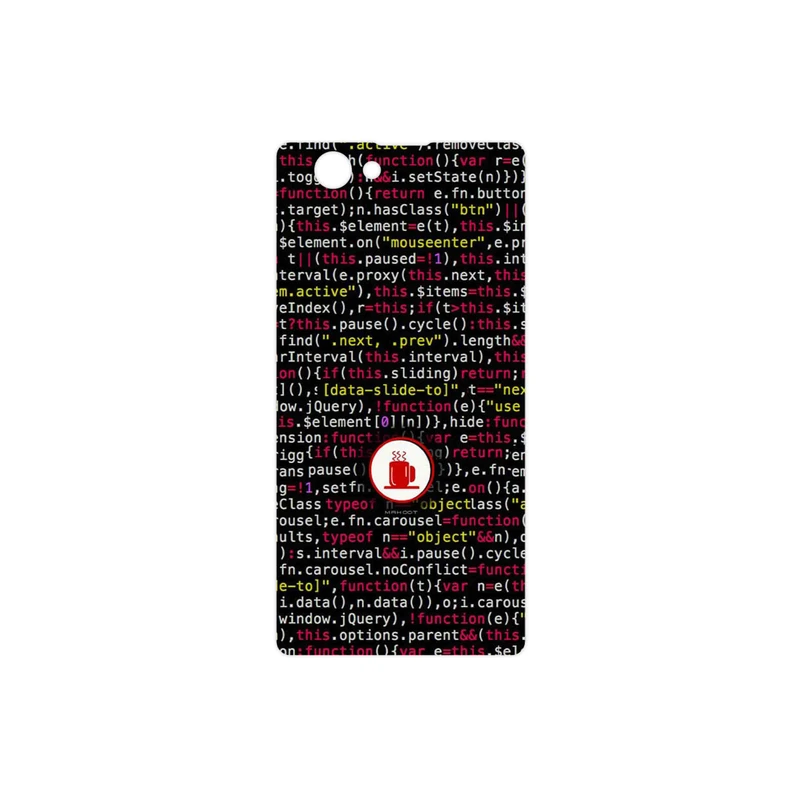 برچسب پوششی ماهوت مدل Programming 1 مناسب برای گوشی موبایل سونی Xperia Z1 Compact
