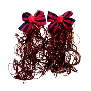 گیره مو زنانه مدل کلاه گیس کد 2 مجموعه 2 عددی