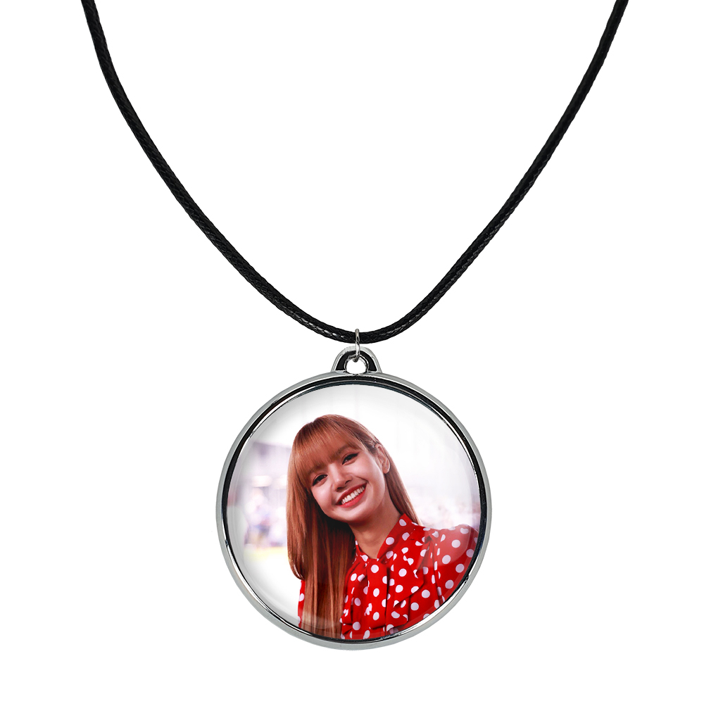 گردنبند خندالو مدل لیسا بلک پینک کد 1426014249