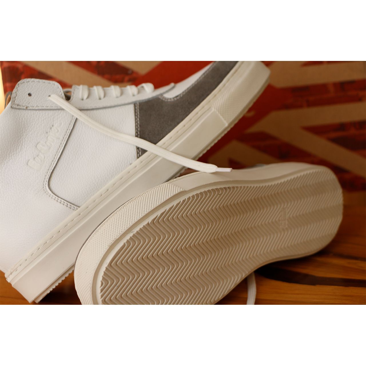 کفش روزمره مردانه لی کوپر مدل JUSTIN LCM-WHITEGREY -  - 11