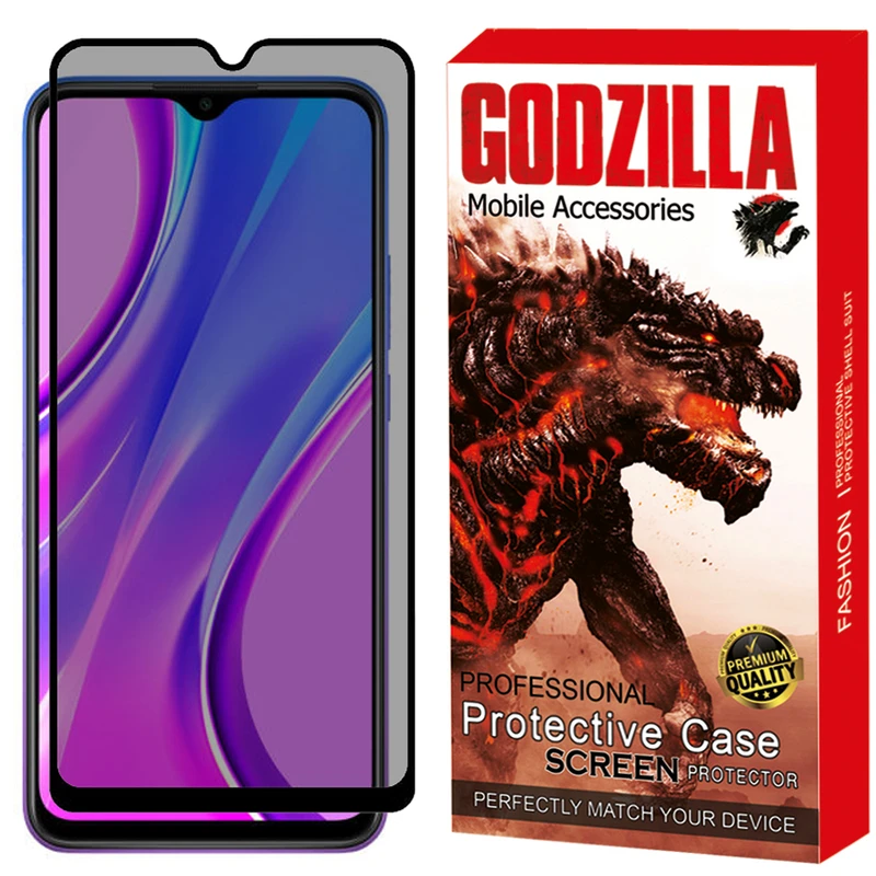 محافظ صفحه نمایش حریم شخصی گودزیلا مدل GGP مناسب برای گوشی موبایل شیائومی Redmi 9 
