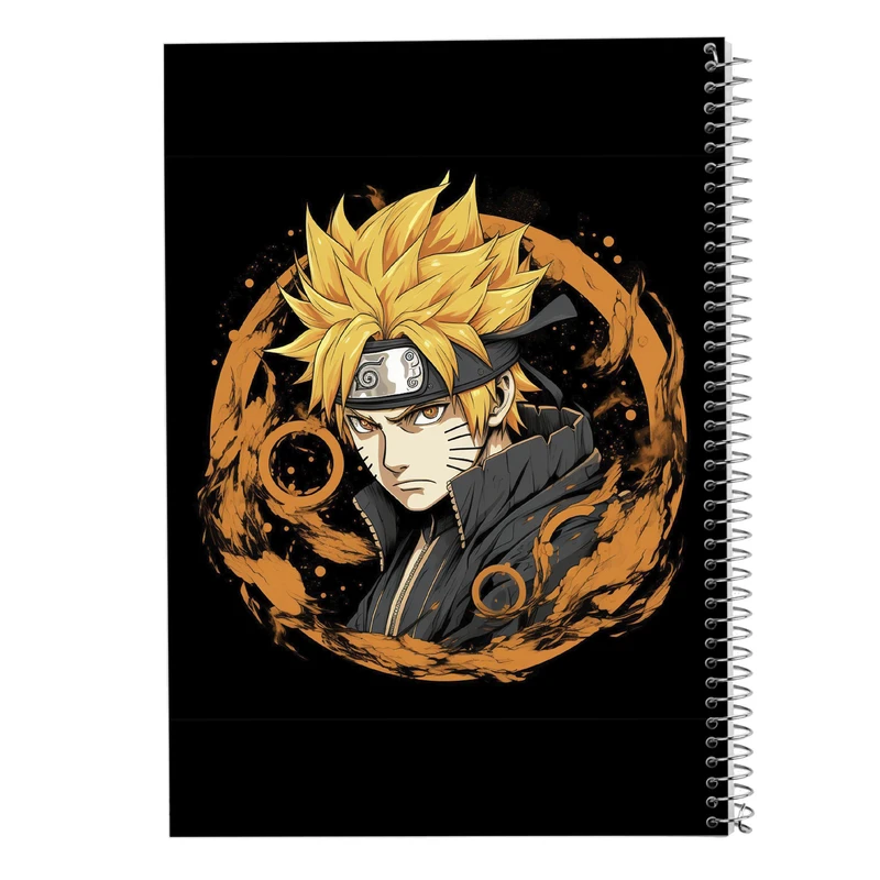 دفتر ژورنال نویسی 50 برگ مدوپد مدل نقطه ای طرح Naroto کد DF11316