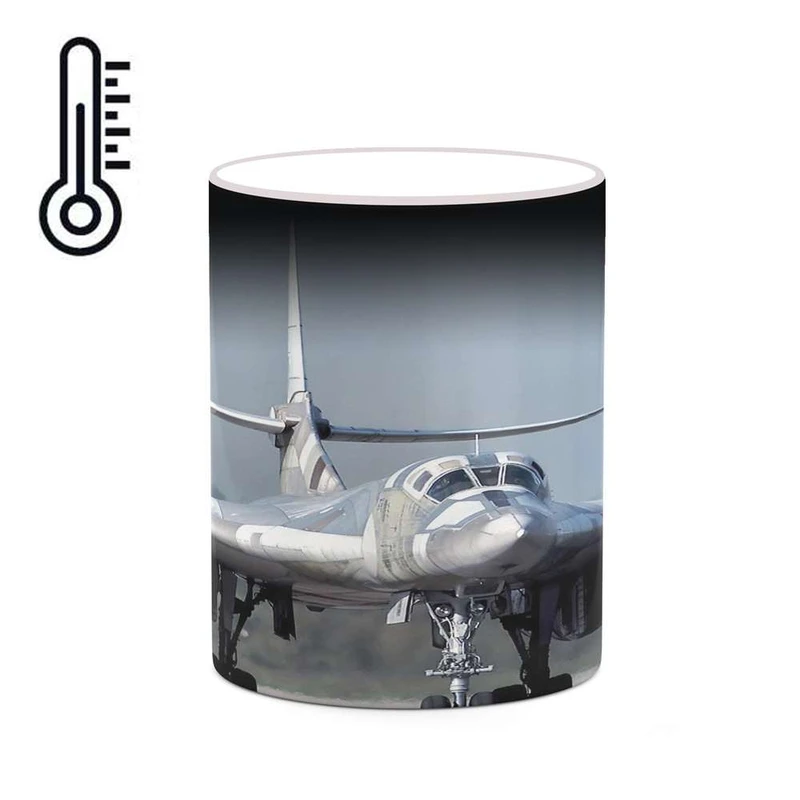 ماگ حرارتی کاکتی مدل هواپیمای جنگنده کد mgh20358