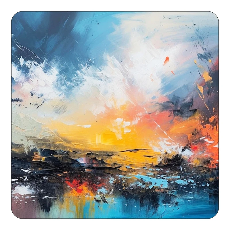 مگنت کاکتی طرح نقاشی رنگ روغن مدل mp69448