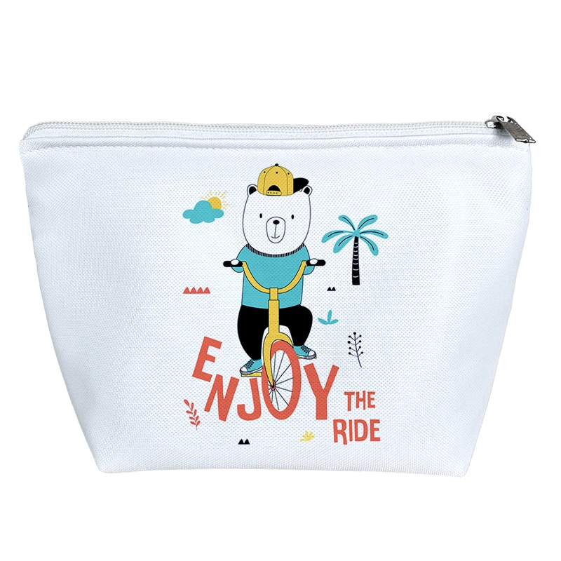 کیف لوازم آرایش دخترانه خندالو مدل خرس  کد 1979