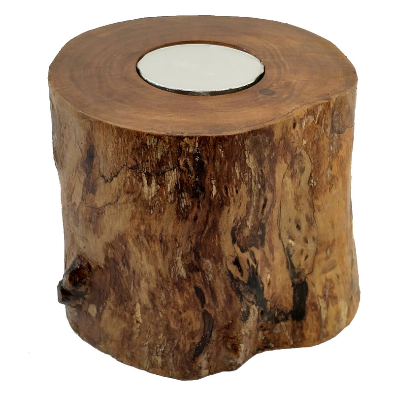 جا شمعی چوبی مدل گلابی کد 60