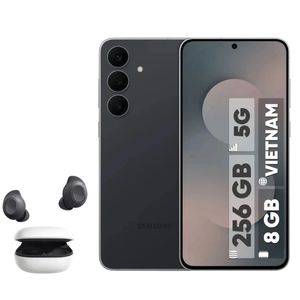 گوشی موبایل سامسونگ مدل Galaxy S25 FE دو سیم کارت ظرفیت 256 گیگابایت و رم 8 گیگابایت - ویتنام - به همراه هدفون بلوتوثی سامسونگ مدل Galaxy Buds FE
