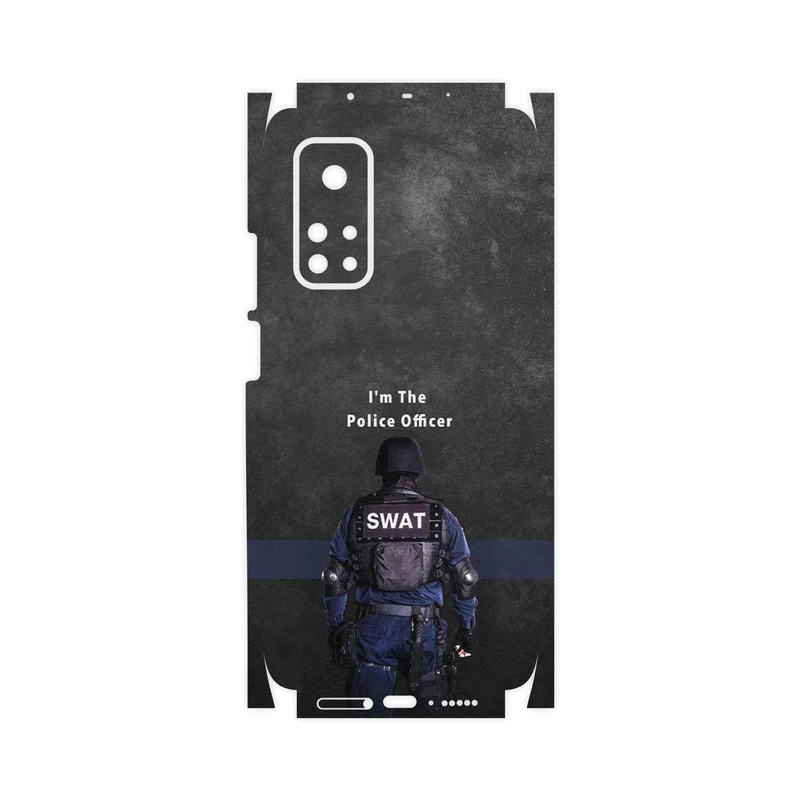 برچسب پوششی ماهوت مدل Police Officer-FullSkin مناسب برای گوشی موبایل شیائومی Mi 10T Pro 5G