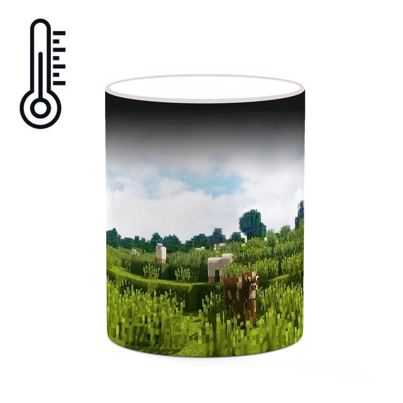 ماگ حرارتی کاکتی طرح ماینکرافت minecraft مدل mgh41608