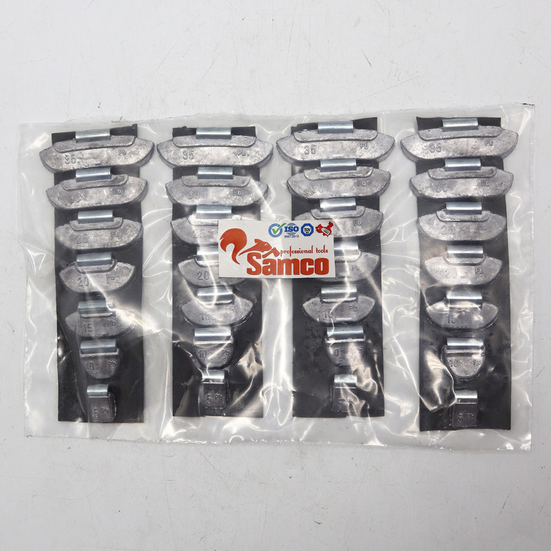 سرب بالانس لاستیک سامکو مدل گیره ای کد YP-5-35GR مجموعه 28 عددی