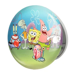 آینه جیبی خندالو طرح باب اسفنجی مدل تاشو کد 24712 