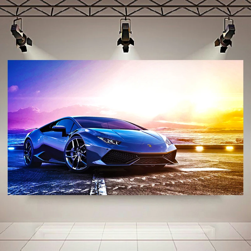 پوستر طرح ماشین مدل لامبورگینی Huracan کد AR13050