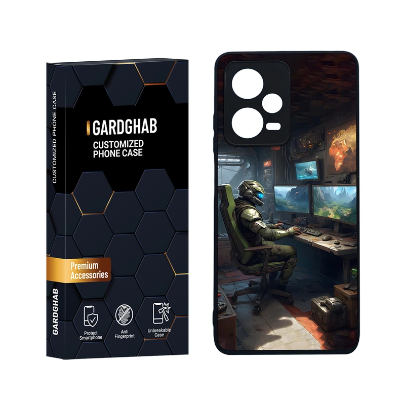 کاور گارد قاب مدل پسرانه مناسب برای گوشی موبایل شیائومی Redmi Note 12 Pro 5G