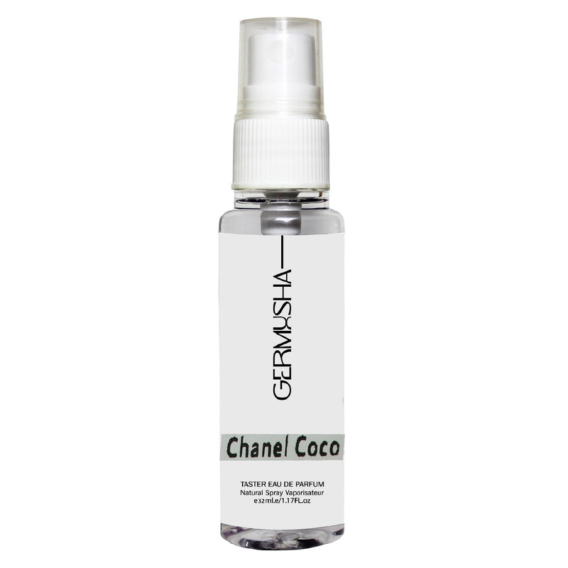 عطر جیبی زنانه گرموشا مدل شنل کوکو مادمازل با رایحه شیرین حجم 32 میلی‌لیتر