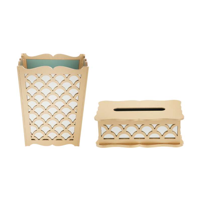 ست سطل و جای دستمال کاغذی مدل Umbrella_195