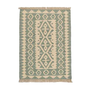 گلیم دستبافت نیم متری مدل قشقایی کد 4040732