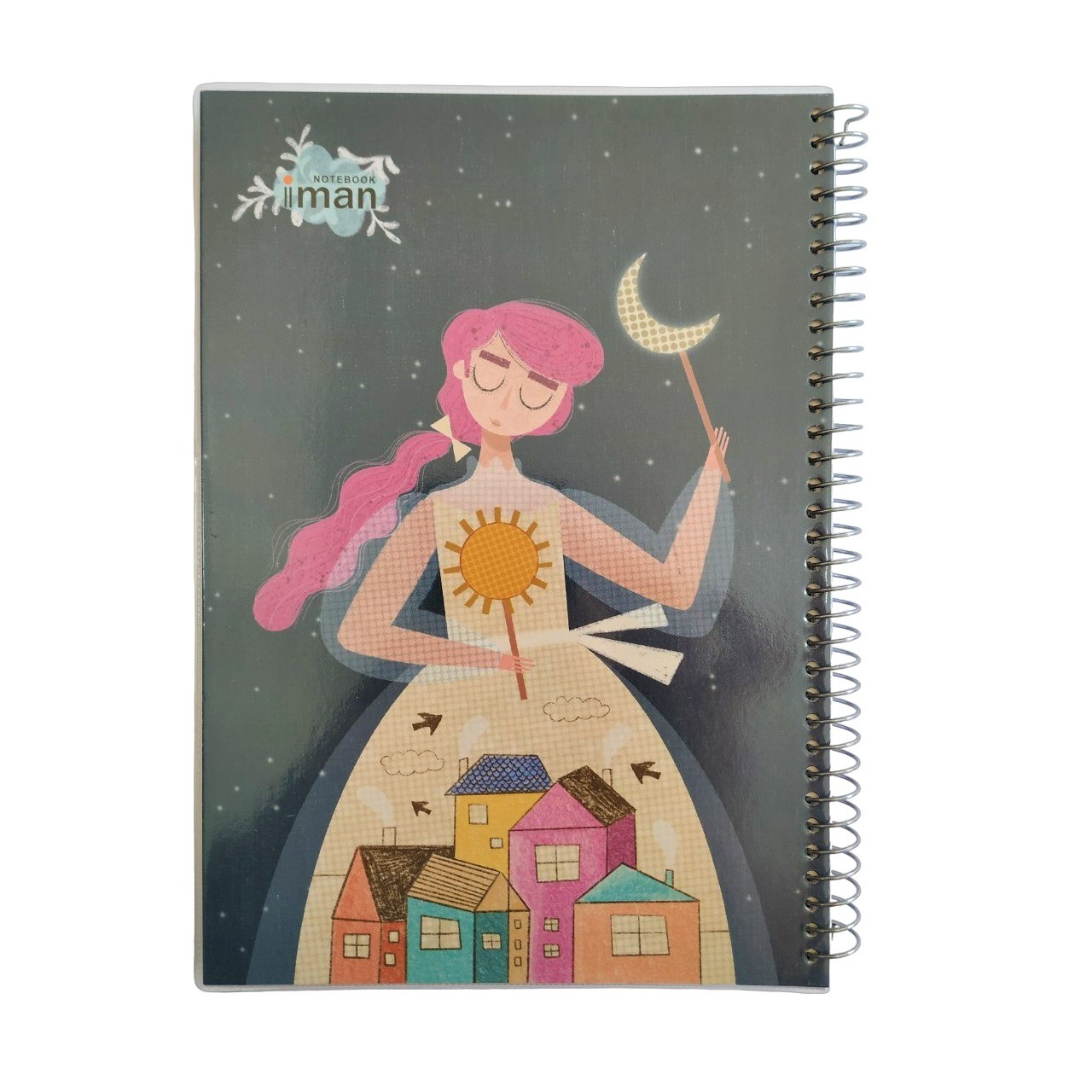 دفتر مشق 100 برگ ایمان مدل dreams کد 0106-8