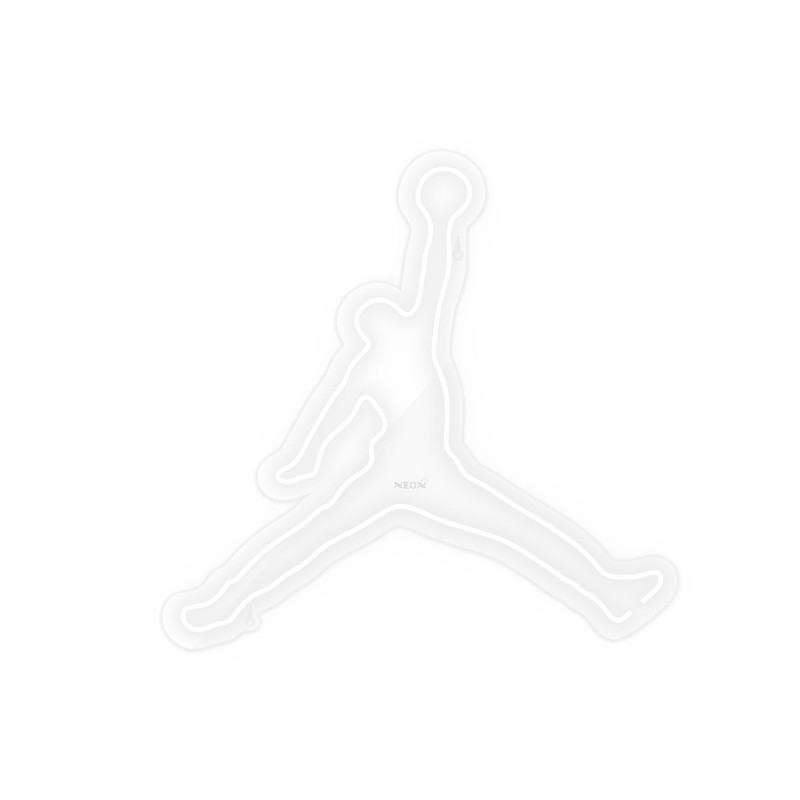 چراغ دیواری نئون دیزاین طرح Jordan_WHT