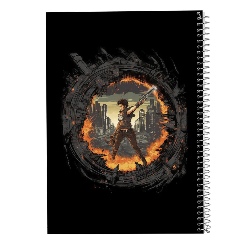 دفتر ژورنال نویسی 50 برگ مدوپد مدل نقطه ای طرح Attack on Titan کد DF10399
