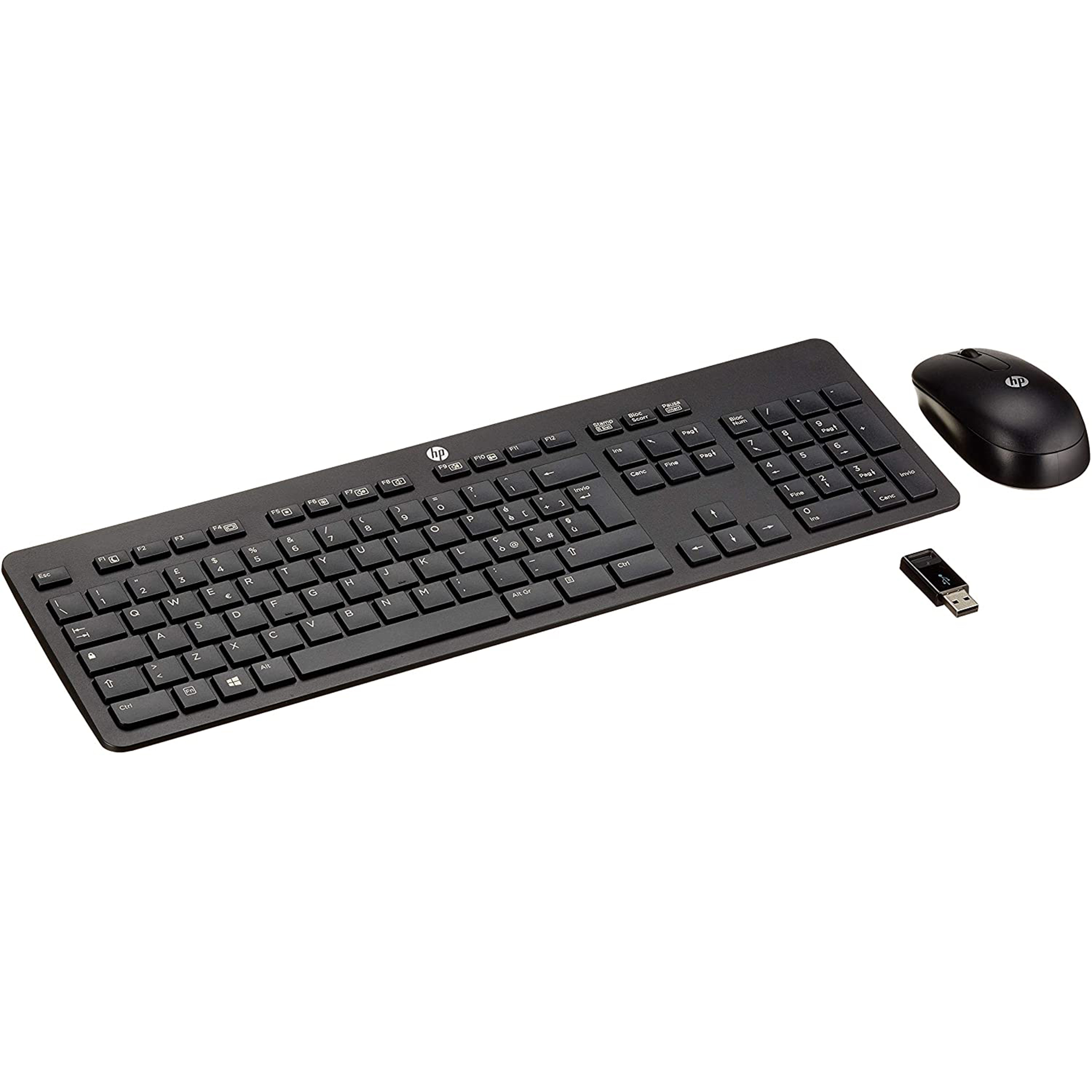 کیبورد و ماوس بی سیم اچ پی مدل Slim T6L04AA