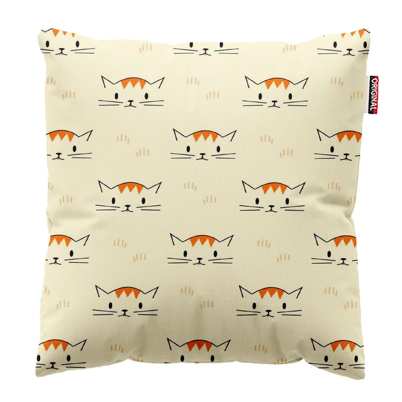 کوسن پاد آفرین مدل گربه کد 850 سایز 30*30 سانتی متر