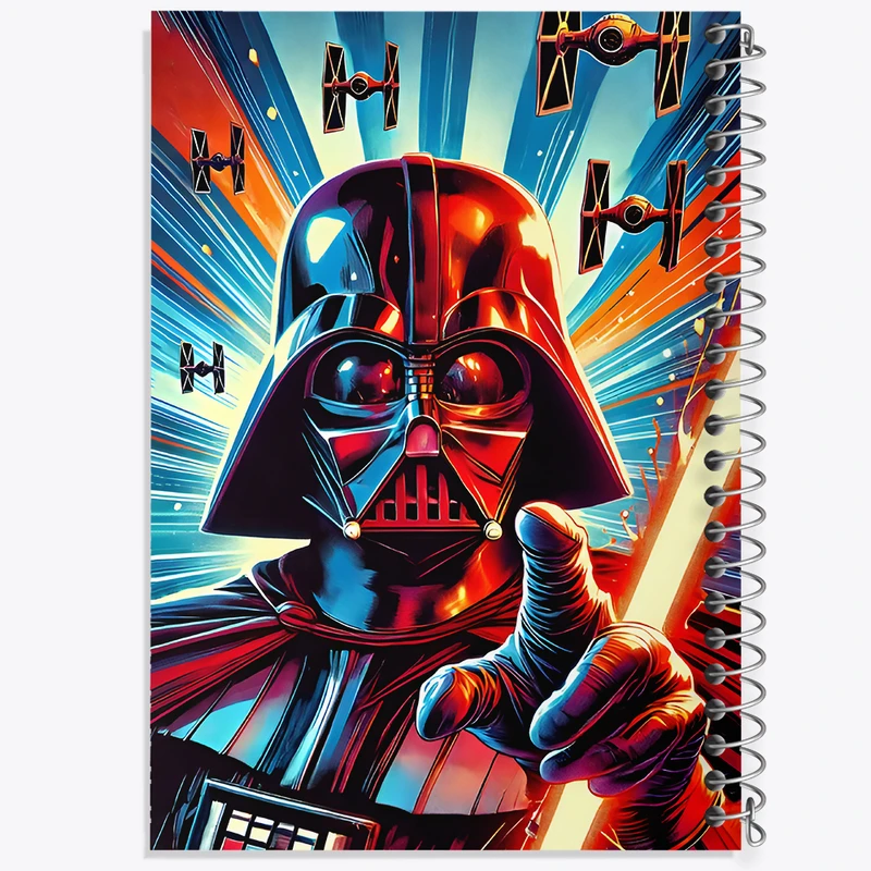 دفتر مشق 100 برگ خندالو طرح جنگ ستارگان (Star Wars) کد F8107