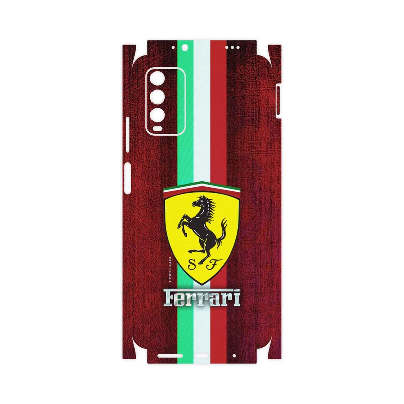 برچسب پوششی ماهوت مدل Ferrari-FullSkin مناسب برای گوشی موبایل شیائومی Redmi Note 9 4G