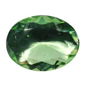 سنگ زینتی زبرجد مدل تراش بیضی کد 9-7