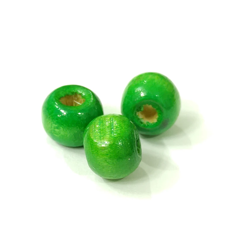 عکس شماره 6 : مهره دستبند مدل چوبی رنگی بسته 200 عددی