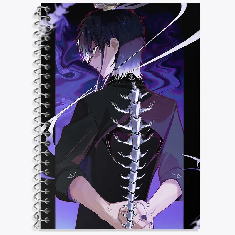 دفتر زبان 50 برگ خندالو مدل سه خط طرح رن انیمه ماگی هزارتوی سحر و جادو کد 36058