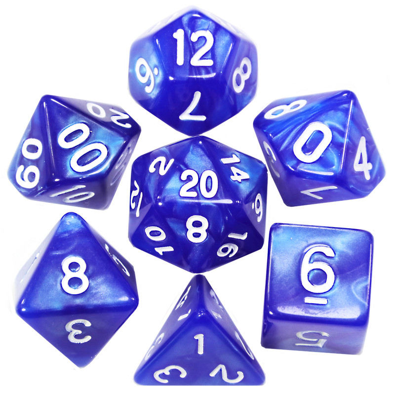 قیمت و خرید تاس بازی مدل Dungeons and Dragons بسته 7 عددی
