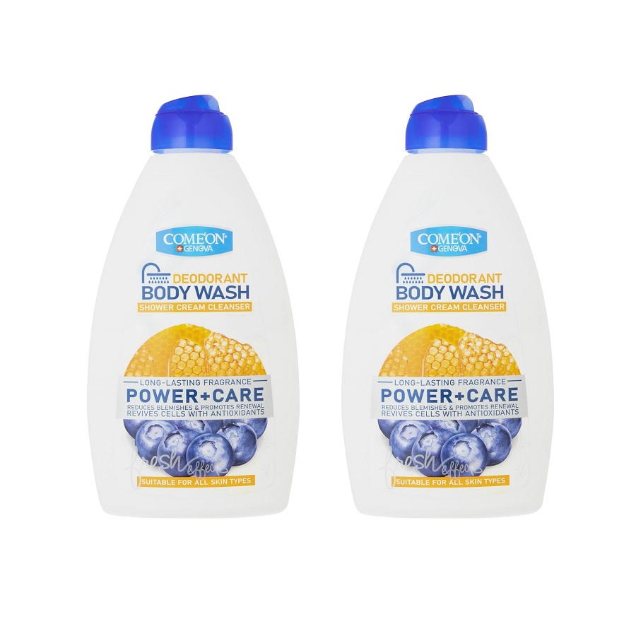 قیمت روز شامپو بدن کامان مدل power+care حجم 510 میلی لیتر مجموعه 2 عددی خرید