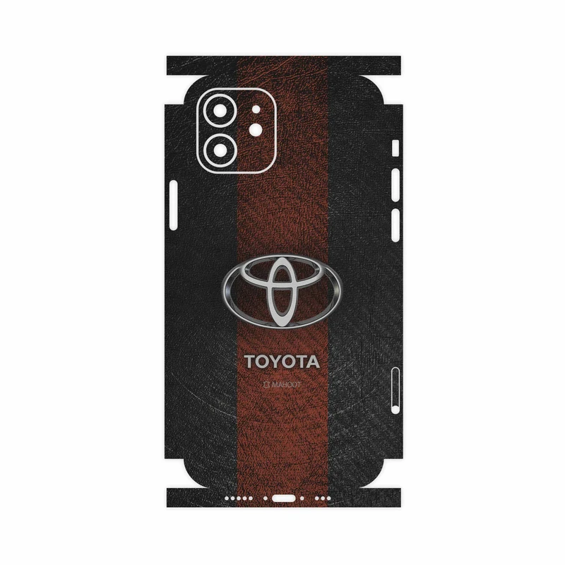 برچسب پوششی ماهوت مدل TOYOTA-Logo-FullSkin مناسب برای گوشی موبایل اپل iPhone 12