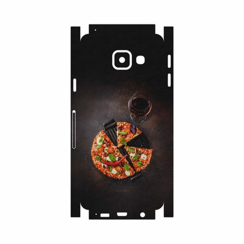 برچسب پوششی ماهوت مدل Pizza-FullSkin مناسب برای گوشی موبایل سامسونگ Galaxy A3 2016